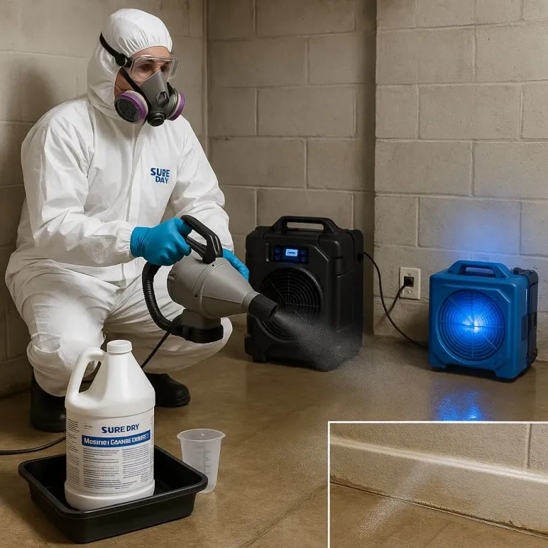 Sanitization and Odor Removal process in Enoch, UT